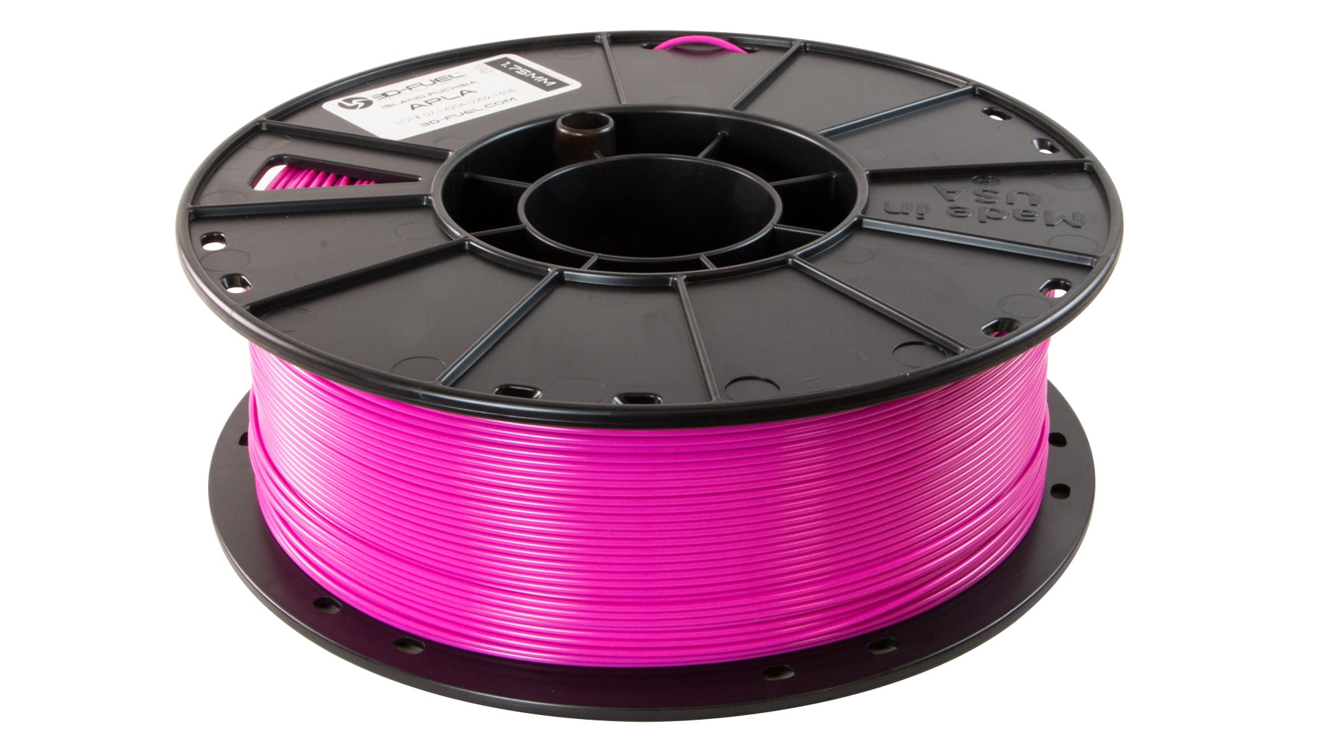 3D-Fuel WorkDay PLA Island Fuschia 1.75mm 1Kg 3D Filament Diameter Tolerance +/- 0.05mm