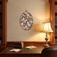 thumbnail image 4 of Canvas Wall Art Dark Romantic Vintage Halloween Haunted Forest Dark Academia Ghost Oval Framed Canvas Prints Vintage Wall Hanging Decor for Home Decorations 8.6"x11.4", 4 of 7