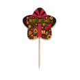 thumbnail image 1 of mas  Black Festival Toothpick Flags Star Lable Cupcake Picks, 1 of 3