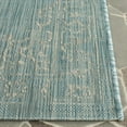 thumbnail image 5 of SAFAVIEH Courtyard Clodagh Medallion Indoor/Outdoor Area Rug, Aqua/Grey, 2'7" x 5', 5 of 8