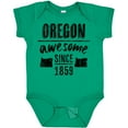 thumbnail image 3 of Inktastic Oregon Awesome Since 1859 Boys or Girls Baby Bodysuit, 3 of 5