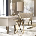 thumbnail image 3 of Bowery Hill Contemporary Metal Gold Accent Table, 3 of 3