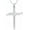 Silver, variant on Nail Cross Cremation Urn Necklace for Ashes Cremation Jewelry for Ashes Keepsake Religious Cross Memorial Ash Jewelry for Women / Men