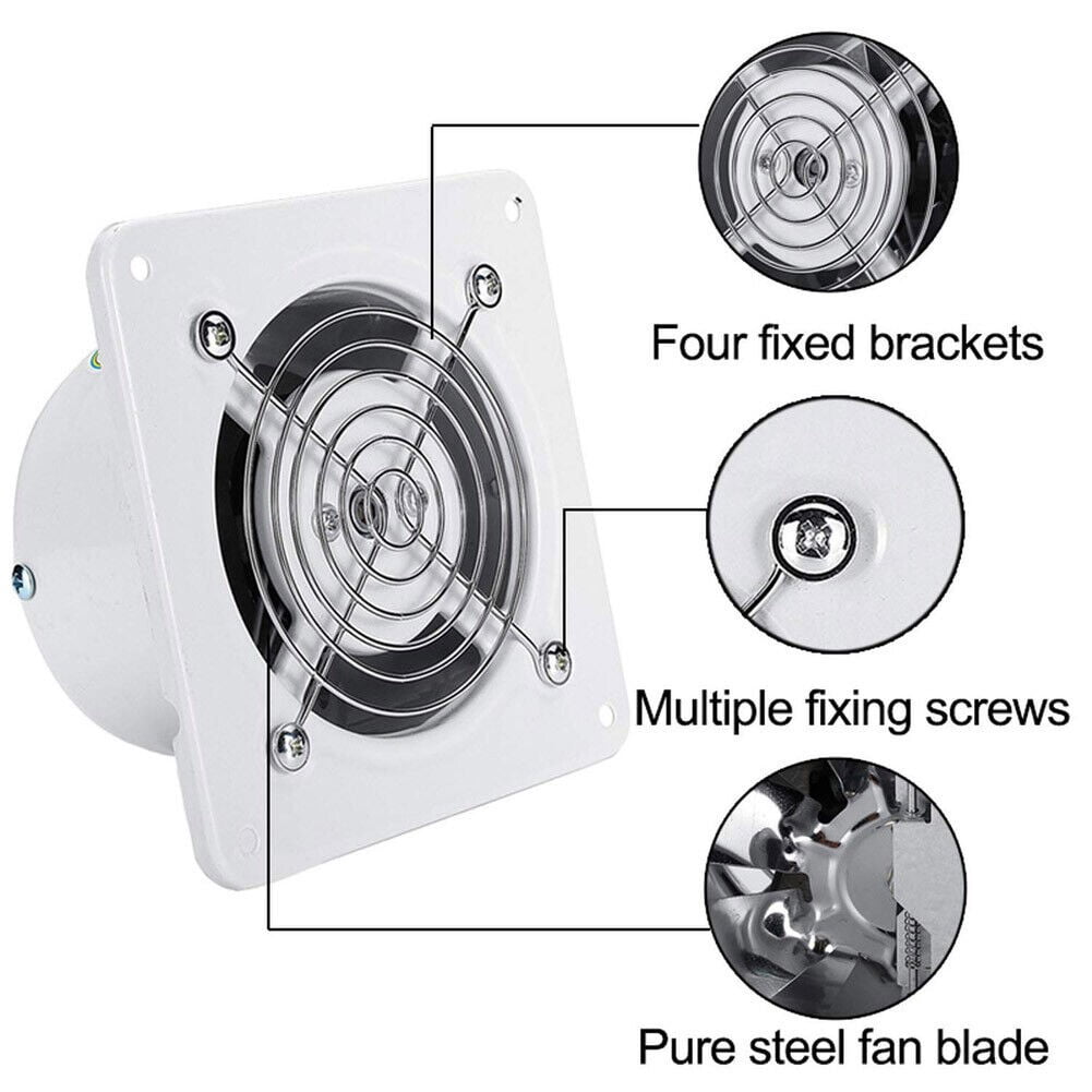 Powerful And Quiet 4 Inch Exhaust Fan for Kitchen And Bathroom Ventilation