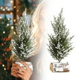 thumbnail image 2 of Mini Christmas Tree Table Decorations Indoor, Small Artificial Xmas Trees for Centerpiece Kitchen Office Tabletop, Home Holiday Decor with Ornaments, 2 of 6