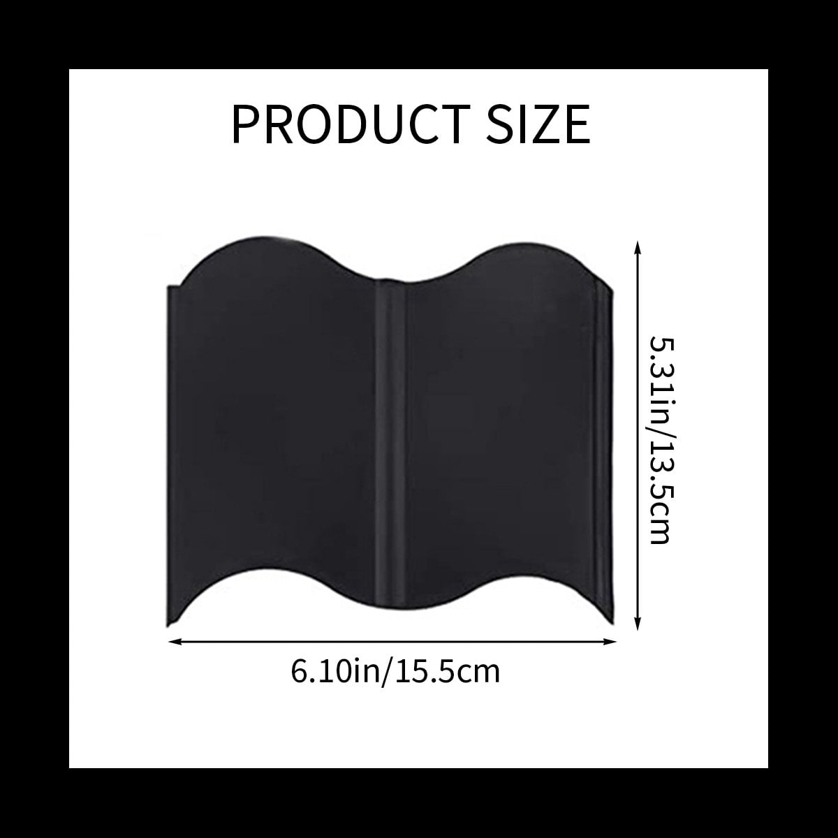 Garden Lawn Edging - 60 Pack Landscape Border Flexible Edging Plastic Fence DIY Decorative