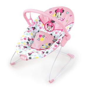 Bright Starts Minnie Mouse Vibrating Baby Bouncer