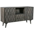 thumbnail image 3 of Onyx Solid Wood Media Cabinet in Gray, 3 of 4