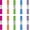 Colorful, variant on Hello Fit Kids Short Yoga Mat, Non-Toxic Bulk Exercise Mats, Non-Slip, 10 Pack, Assorted