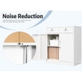 thumbnail image 6 of BESFUR Metal Storage Cabinet with Locking Doors and 2 Drawers, 36” Garage Cabinet for Classroom, Home and Office - White, 6 of 15
