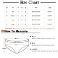 thumbnail image 2 of Bigersell Breathable Underwear for Women Clearance Cotton Thong Underwear Women Seamless Panty Style P-1213 Polyester Bikini Panties Ladies Thong Briefs High Waist Women's Bikini Panties Blue M, 2 of 2