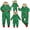 Green, variant on GRNSHTS Christmas Family Matching Jumpsuit Pajamas One-Piece Mom Dad Kids Baby Reindeer Hoodie Romper Jumpsuit Zipper Pjs