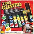 thumbnail image 1 of UNO Quatro Game, Adult, Family & Game Night with Colored Tiles & Plastic Game Grid, 2 to 4 Players, 1 of 6