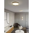 thumbnail image 2 of AFX  Sona LED Flush Mount Satin Brass, White - 16", 2 of 3