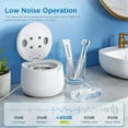thumbnail image 3 of DaPlug Ultrasonic Retainer Cleaner, 45kHz Digital Timer Dental Cleaning Machine for Denture, Mouth Guard, Aligner, Braces, Toothbrush Heads, 3 of 7