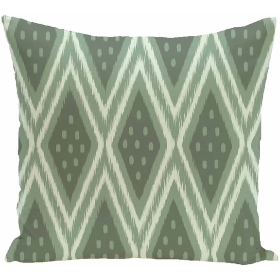 Simply Daisy 16" x 16" Ikat Diamond Dot Geometric Print Pillow