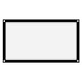 thumbnail image 4 of 40 Inch Projection Screen Foldable Projector 50 60 in Backyard for Movies with Grommets Hanging Movie 40" Mini Pull Down Outdoor Washable Portable Curtain 43 Thick Cloth Fabric, 4 of 7