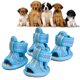 thumbnail image 5 of 4 botas transpirables de verano para perros, sandalias de malla, zapatos antideslizantes para mascotas (azul) - Talla 5, 5 of 6
