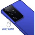 thumbnail image 4 of Case for Samsung Galaxy S21 Ultra Phone Case Protective Slim [Defend from Scratch/Slip/Drop/Fingerprint] Matte PC Hard Minimalistic Phone Cover for Samsung Galaxy S21 Ultra-Blue, 4 of 12