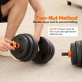 thumbnail image 2 of Naipo 44lb Adjustable Dumbbell Set 4 In 1 To Kettlebell Barbell and Push Up Stand Home Gym Weights Dumbbells for Beginners Youth Women Space Saving Workout Equipment, 2 of 9