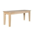 thumbnail image 2 of Pemberly Row Modern / Contemporary Wood Dining Bench-Blonde Oak, 2 of 7