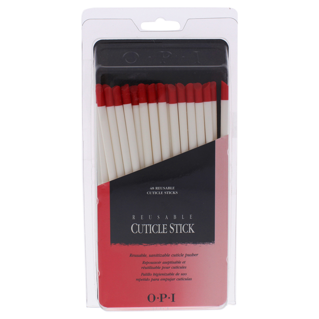 OPI Reusable Wooden Cuticle Pusher Sticks, 48 Pieces