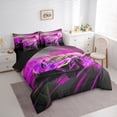 thumbnail image 3 of Castle Fairy Sport Car Bedding Comforter Set for Adults,Speed Race Car Full Bedding Set, 3 of 8