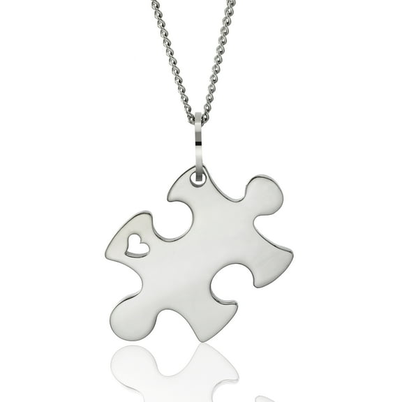 Autism Awareness Puzzle Piece Pendant Necklace - Support Jewelry Gift