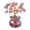 Red, variant on Natural Crystal Chip Tree Ornament Hand Woven Mini Crystal Tree Desktop Decoration for Home Office, Red
