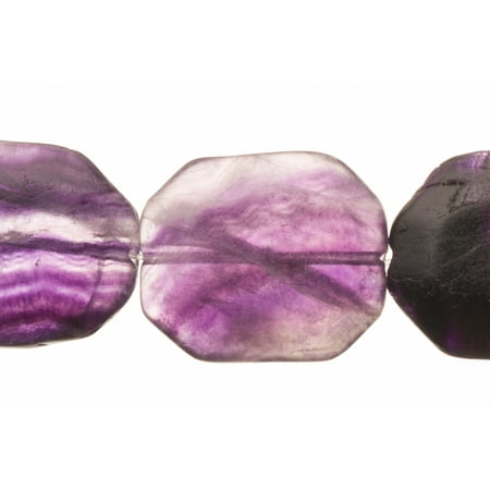 Amethyst Facet Crystal - Faceted Rustic Amethyst Emerald Cutted Beads Semi Precious Gemstones Size: 31x25mm Crystal Energy Stone Healing Power for Jewelry Making