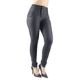 thumbnail image 3 of Fashion2Love Women's Juniors Colombian Design Butt Lift Push Up High Waist Skinny Jeans, 3 of 9