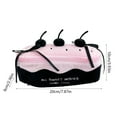 thumbnail image 3 of Pencil Case, Stationery Organizer, Large Capacity Cute Cosmetic Bag for s with Multiple Compartments, Portable Hanging Loop, Lightweight Durable Cloth Material, 3 of 7
