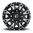 thumbnail image 2 of Fuel 1PC Aluminum Rim D513 THROTTLE 17X6.5in Matte Black Milled Finish, D513176582R, 2 of 2