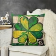 thumbnail image 2 of St.Patrick's Day ,Striped Decorations Holiday Spring Decorative Pillow Case Decor for Sofa Couch, 2 of 5