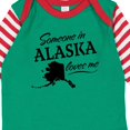 thumbnail image 4 of Inktastic Someone in Alaska Loves Me Boys or Girls Long Sleeve Baby Bodysuit, 4 of 5