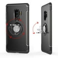 thumbnail image 4 of Mignova Galaxy S9 Plus Case, Two-layer Reinforced Back Cover Protect Case with Ring Holder for Samsung Galaxy S9 Plus(Grey), 4 of 7