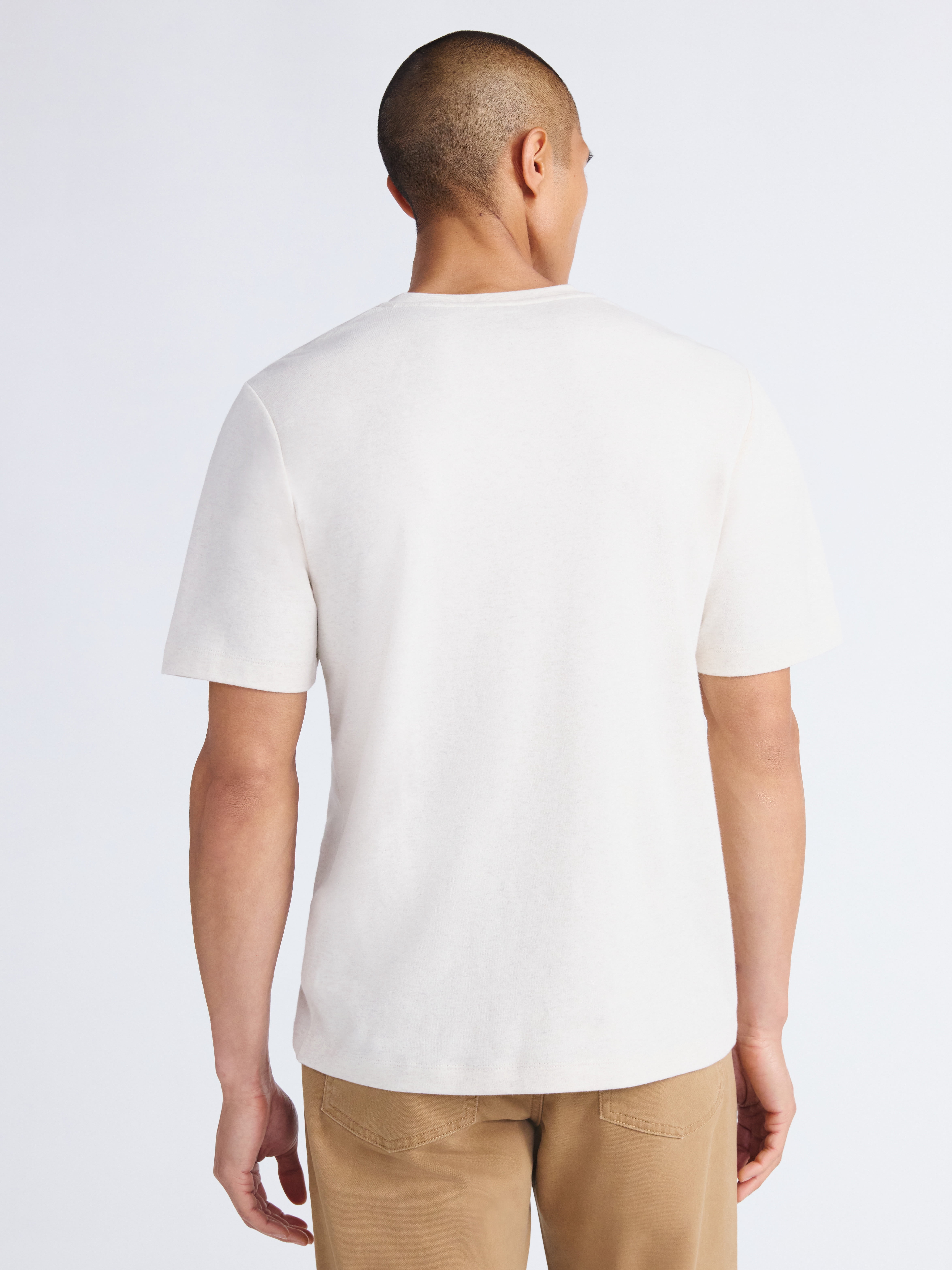 Free Assembly Men's Cotton Henley Shirt with Short Sleeves, Sizes XS-3XL