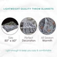 thumbnail image 4 of Elegant Comfort Glow in the Dark Lightweight Throw Blanket-All Season Decorative Perfect Gift for Kids Throw Blankets, 50 X 60 inches, Outer Space, 4 of 4