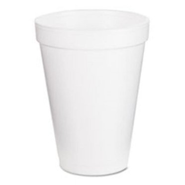 Oh!Wholesale LLC - Foam Drink Cups, 8 oz, White, 25/Bag, 40 Bags/Carton