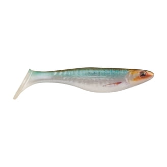 Berkley PowerBait Pre-Rigged Swim Shad Bunker - 1/4 Oz Lifelike Soft Bait With Scent For Fishing