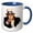 Blue/White, variant on 3drose, Uncle Sam Pointing Finger Vector White Background, 11oz Two-tone Green Mug