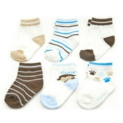 Baby Boys' Graphic Fashion Socks, 6-Pack