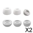 thumbnail image 1 of 2xIn Ear Auriculares Auriculares Auriculares Tapa De Silicona Tapón Para Los Oídos Para 2 piezas, 1 of 9