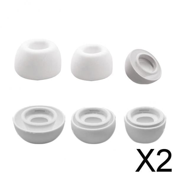 2xIn Ear Auriculares Auriculares Auriculares Tapa De Silicona Tapón Para Los Oídos Para 2 piezas