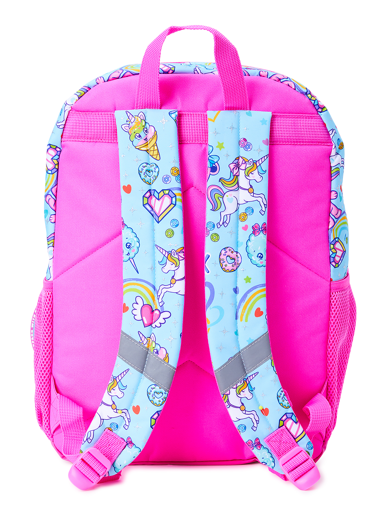 Jojo Siwa Rockin Rainbow Girls 17" Laptop Backpack 2-Piece Set with Lunch Tote Bag, Pink Multi-Color - image 4 of 4