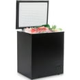 thumbnail image 2 of Muhub 5.0 Cu ft Deep Freezer, Chest Freezer with Adjustable Temperature, Top Open Door, Black, 2 of 7