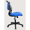thumbnail image 4 of Techni Mobili Chaise de Bureau en Maille Bleue, 4 of 5