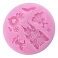 thumbnail image 3 of Molde de pastel de silicona Sunnimix para Decoración de Fondant y Chocolate color rosa, 3 of 8