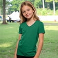 thumbnail image 1 of Boys Tops Casual Short Sleeve Collared Shirt for Everyday Play Soft Blend Tee Top for Spring Summer, 1 of 5