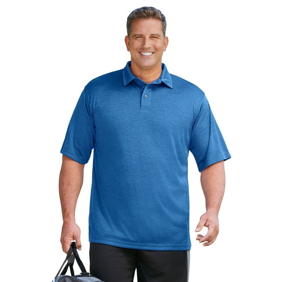 KingSize Men's Big & Tall No Sweat Polo